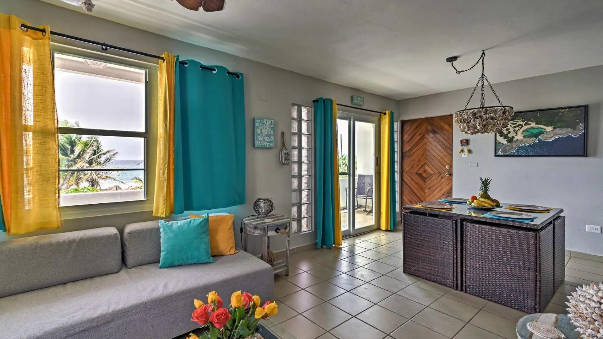 Tropical Caribbean Bungalow With Ocean Views And Pool Manati Apartament